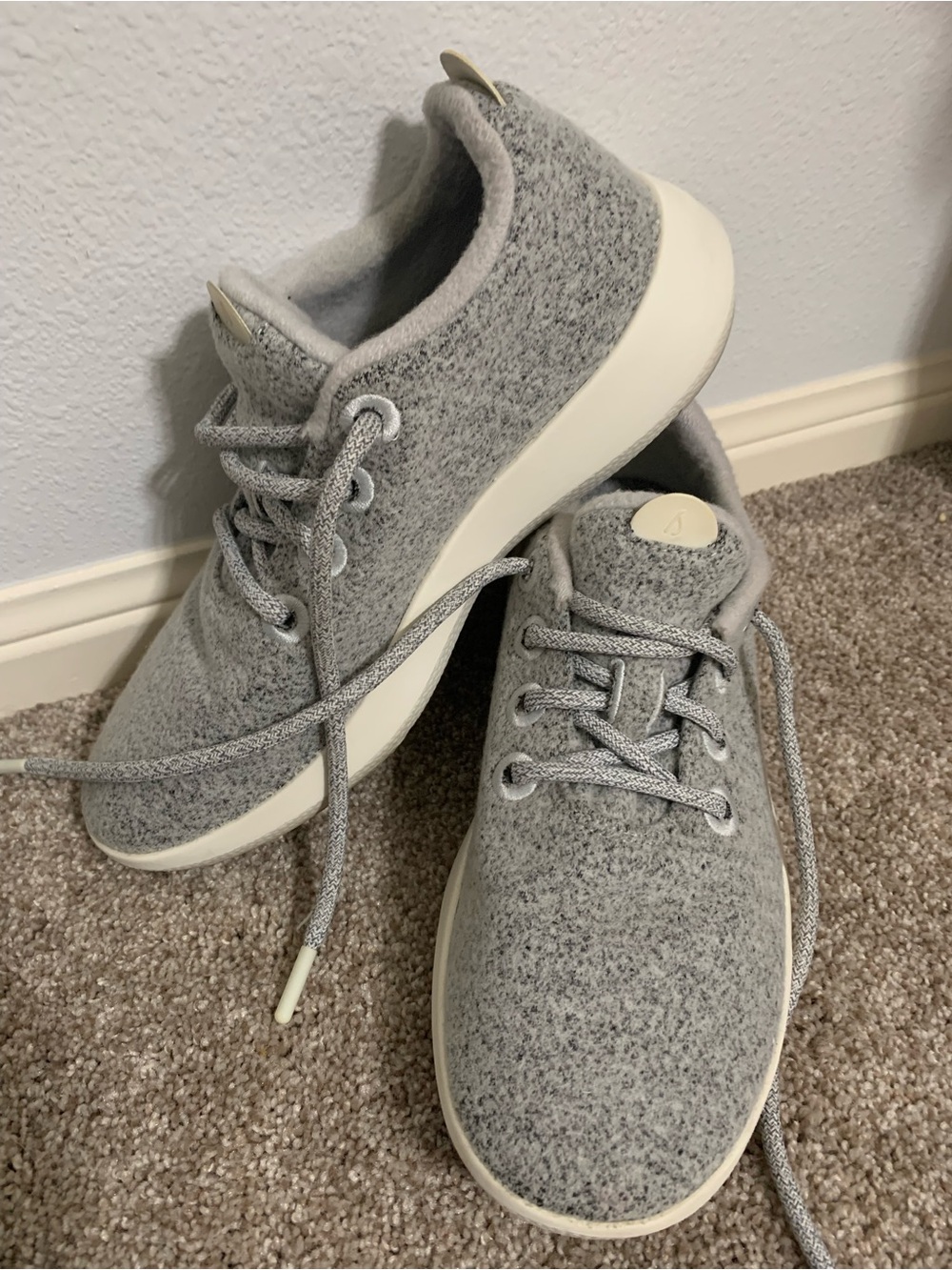 Allbirds Wool Runner Mizzles Womens 9 Gray Athletic Gym Shoes Training Sneakers